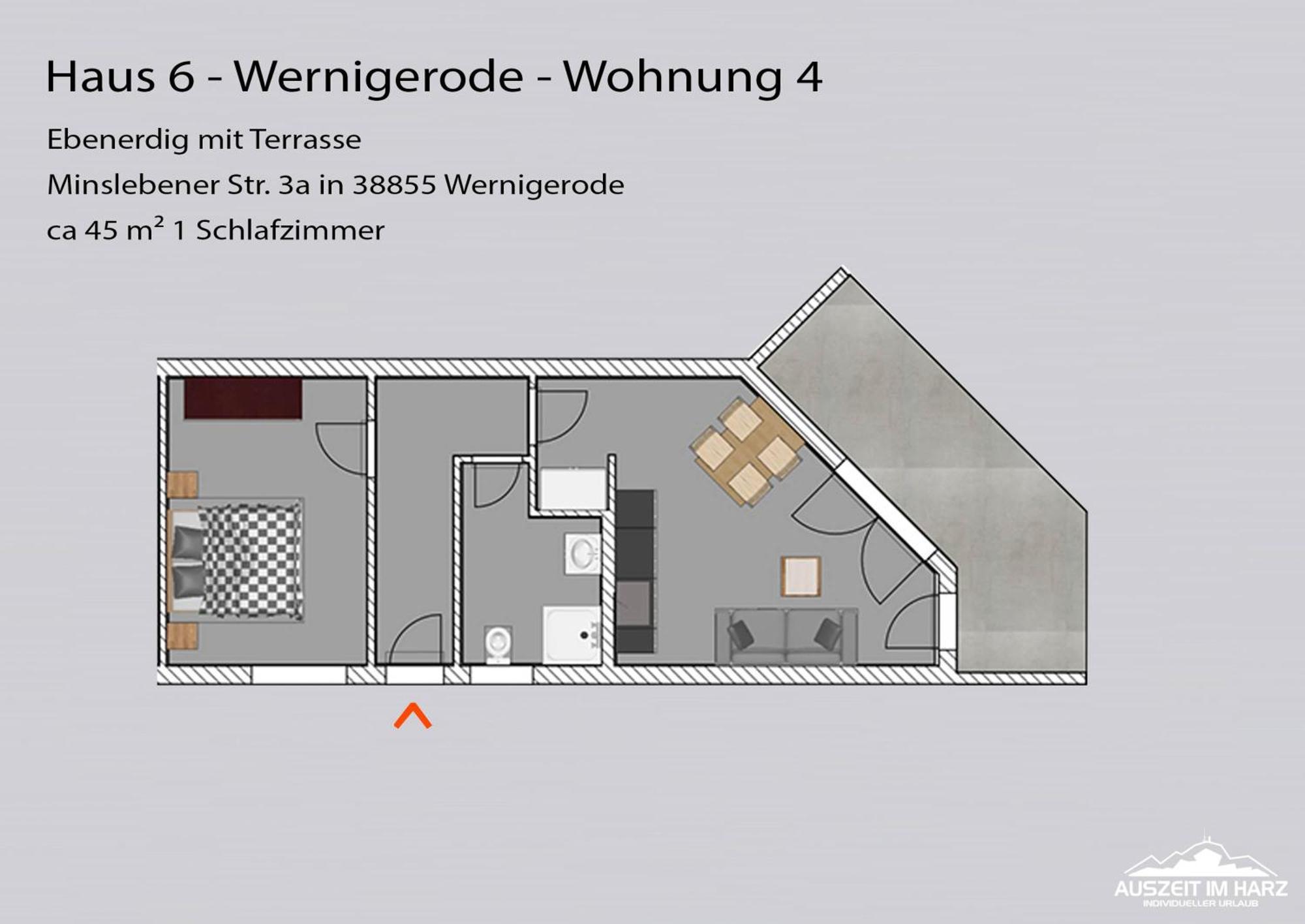Auszeit-Im-Harz Haus 6 Wohnung 4 Вернигероде Экстерьер фото